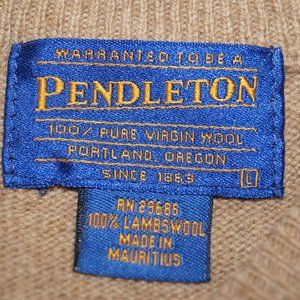 Pendleton Sweater Virgin 100% Wool Lambswool V